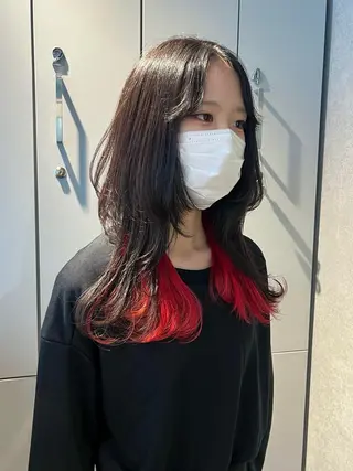 ロング カラー YUZUKI 🌙のヘアスタイル