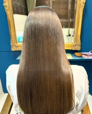 ロング 艶髪 藤原まいこのヘアスタイル
