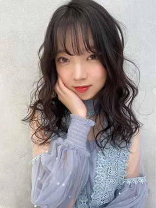 ロング ナチュラルスタイル/ 透明感カラー/比嘉のヘアスタイル
