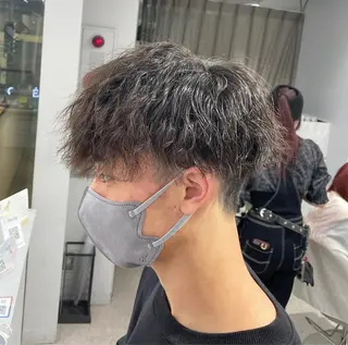 パーマ メンズ 京都河原町 メンズパーマ助川龍哉のヘアスタイル
