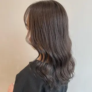 セミロング カラー 栄/平日限定✨ REIRIのヘアスタイル