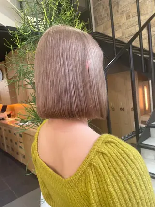 ロング カラー マツエク・マツパ レイヤーカット メンズカット坂本翔のヘアスタイル
