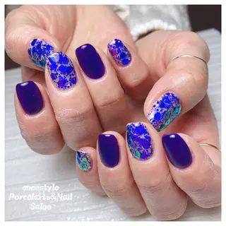 ミディアム ネイル 🐾enen style 🐾のネイルデザイン