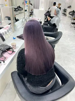 ロング カラー 🤍ྀི透ける寒色 Cocoa🤍ྀིのヘアスタイル