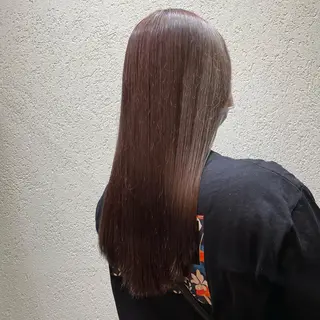 セミロング カラー 村山 美空のヘアスタイル