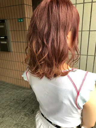 カラー 髪質改善、エクステ 山口卓哉のヘアスタイル