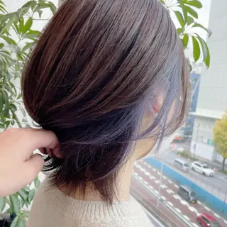ショート カラー 似合わせカット ショートボブ🦋廣瀬のヘアスタイル