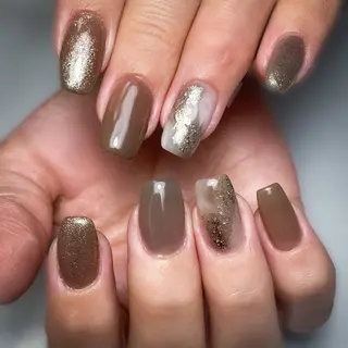 ネイル &.nail/ ニュアンス/持込み可のネイルデザイン