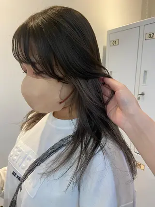 ロング カラー なかむら ゆきのヘアスタイル