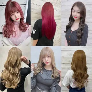 セミロング カラー ヘアアレンジ FAAM Tsuneのヘアスタイル
