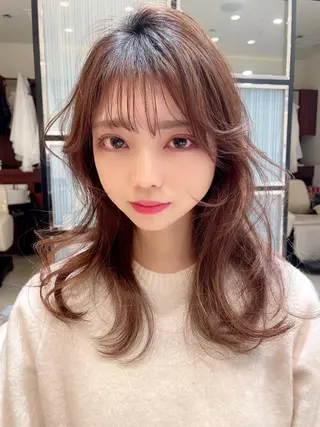 セミロング ♡大人カワイイ hair♡徳井はやとのヘアスタイル