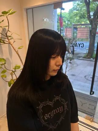 セミロング カラー 井村 晃琉のヘアスタイル