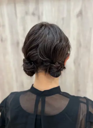 ヘアアレンジ ヘアメイクネイリスト hidemi中目黒のヘアスタイル
