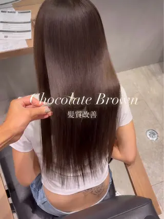 セミロング 髪質改善 石井良典のヘアスタイル