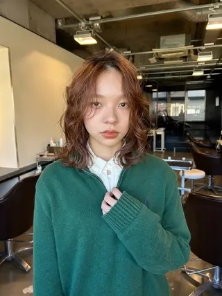 ミディアム NanaKo 表参道 レイヤー/ハッシュのヘアスタイル