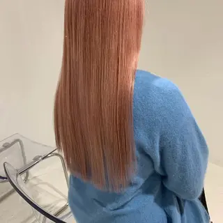 ロング カラー 🍓ブリーチカラー 🎀nene🍓のヘアスタイル