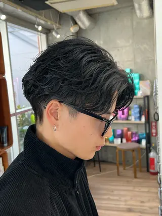 パーマ メンズ 【fifth】渡部 永遠のヘアスタイル