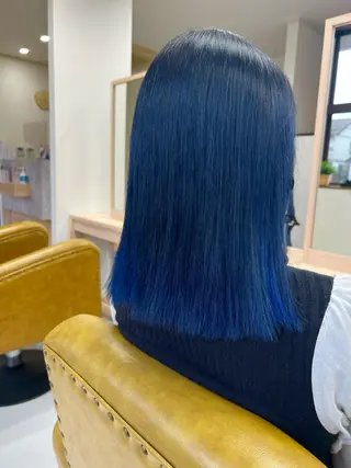 セミロング カラー 猪瀬 尚希のヘアスタイル