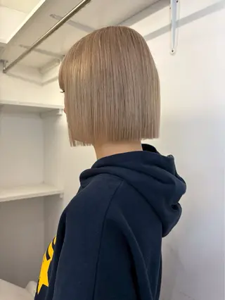 カラー ボブ.透明感カラー 特化/Aika🎀のヘアスタイル