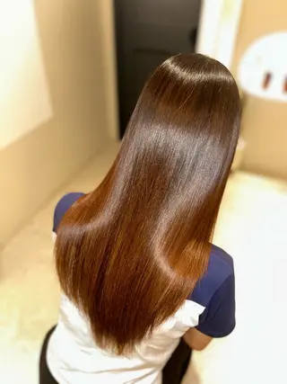ロング Abe Kiranaのヘアスタイル