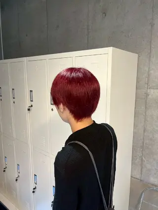 カラー メンズ 地雷系🎀ハイトーン 💙荒川結星のヘアスタイル