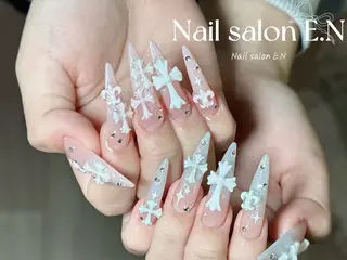 ネイル E.N🦋 長さ出し/持ち込みのネイルデザイン