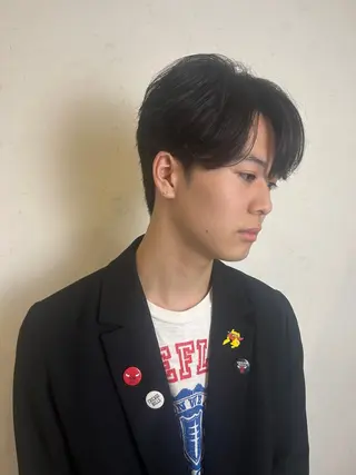 メンズ ボブ&寒色🎐ᩚ 短髪 COCOROのヘアスタイル