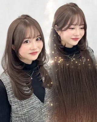 セミロング 1日1名様 限定のヘアスタイル