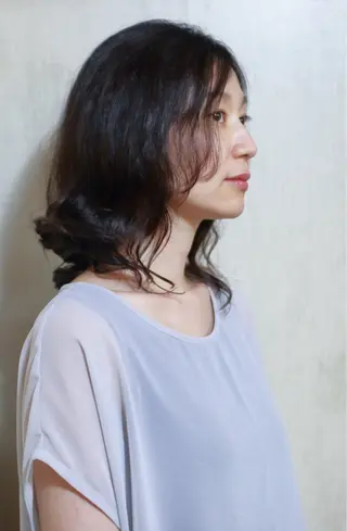 セミロング 竹内 幸生のヘアスタイル