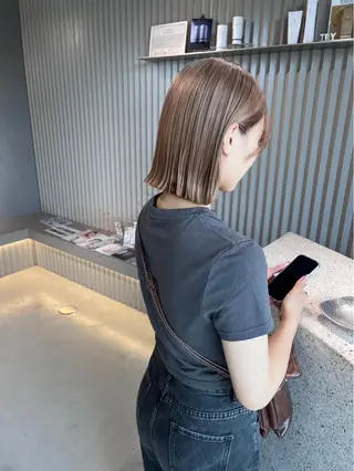 ショート 【23°】レイヤー /カワセカナのヘアスタイル