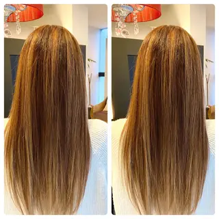 ロング 浅川 実行のヘアスタイル