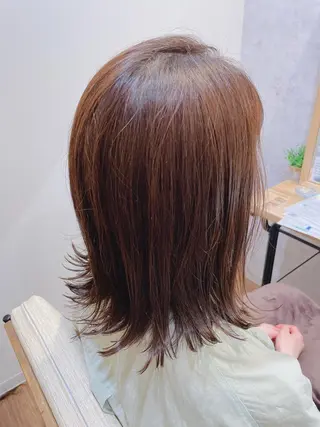ミディアム spinhair fluffyのヘアスタイル