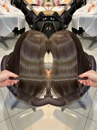 ロング カラー 🩵レイヤー✖︎ 髪質改善🩵リョウヤのヘアスタイル