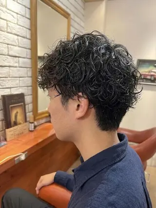 ショート パーマ flencia 丸 和博|カットのヘアスタイル