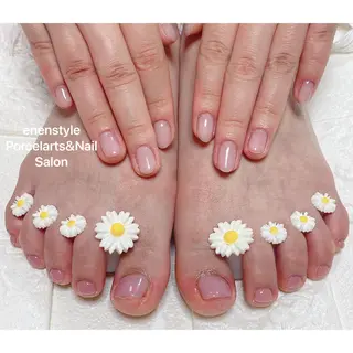 ミディアム ネイル 🐾enen style 🐾のネイルデザイン