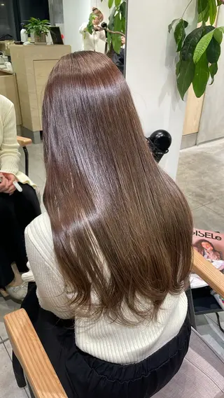 カラー hana🍑 ブリーチなしピンクのヘアスタイル