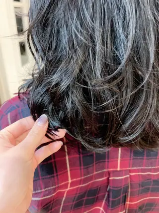 ミディアム パーマ PIS／ NAHOのヘアスタイル