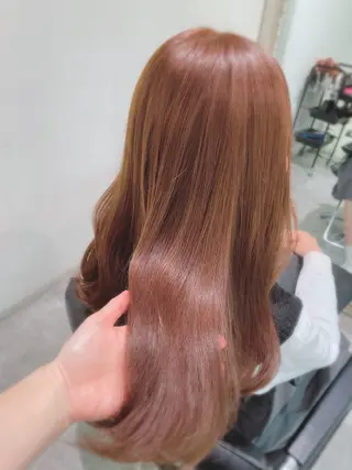 セミロング カラー ♡美髪•艶髪♡砂川 なつきのヘアスタイル
