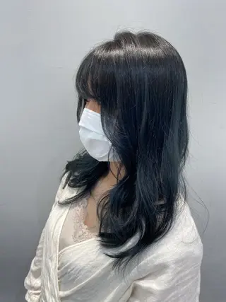 ロング 美髪矯正透明感カラー 江川 和輝のヘアスタイル