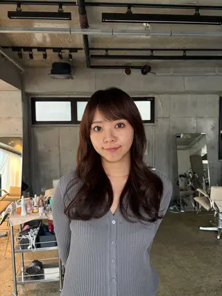 ミディアム カラー ブラウンカラー特化/ 艶✖️上品/修生のヘアスタイル