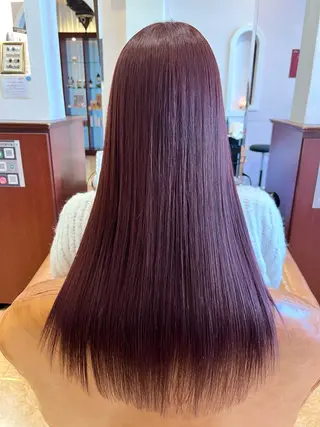 ロング 加藤 絵美のヘアスタイル