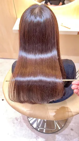 ロング 美髪縮毛矯正✨🫧 レイヤー川村利幸のヘアスタイル