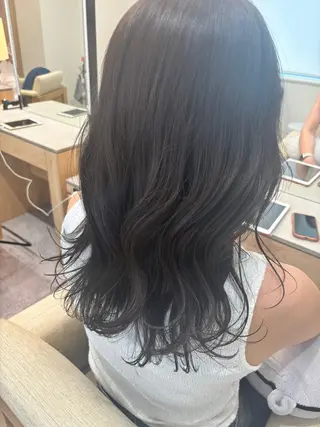 セミロング 名駅/艶髪ストレート /ヘッドスパ/伴怜奈のヘアスタイル