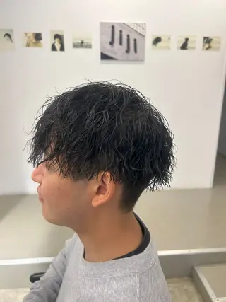 パーマ メンズ HASIMOTO jijibyMOPSのヘアスタイル