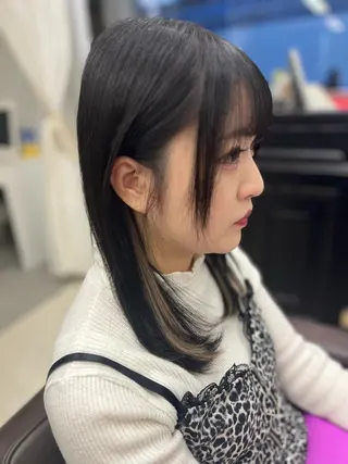 ミディアム カラー 産休の為お休みです! 小島凜のヘアスタイル