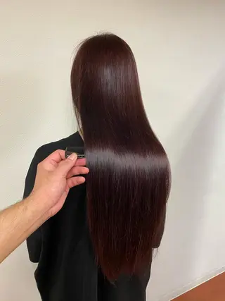 ロング カラー 森 健人のヘアスタイル