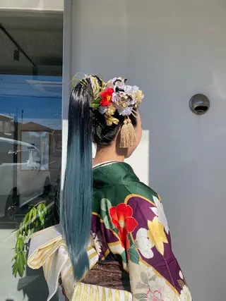 ロング ヘアアレンジ . SHIZUKAのヘアスタイル