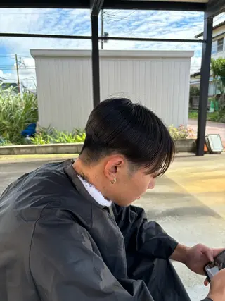 ショート メンズ men's/perm colorDaijuのヘアスタイル