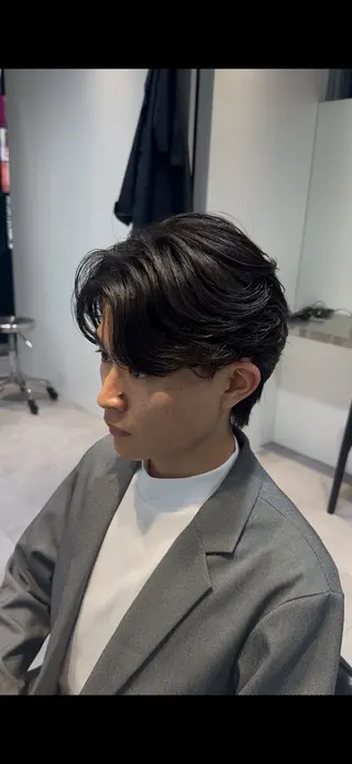 ショート パーマ メンズ 似合わせパーマ🔥 河浪  大智のヘアスタイル