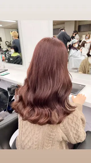 ロング カラー パーマ ヘアアレンジ メンズ 上品＆韓国風 🥀海心🥀のヘアスタイル